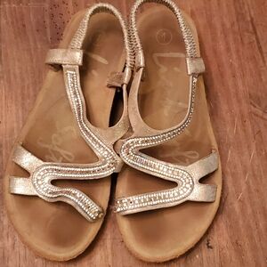 Elegant Gold Sandals